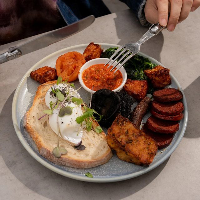 Mediterranean brekkie plate